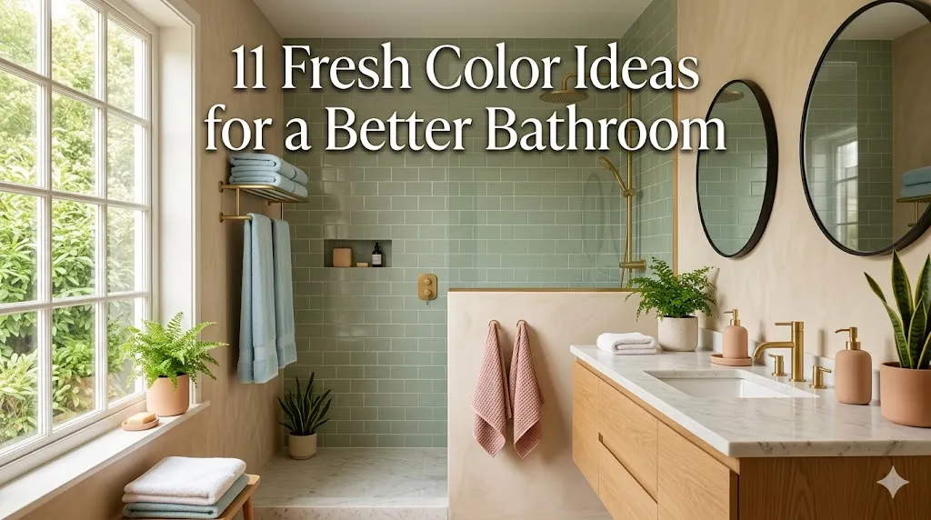 11 Fresh Color Ideas for a Better Bathroom