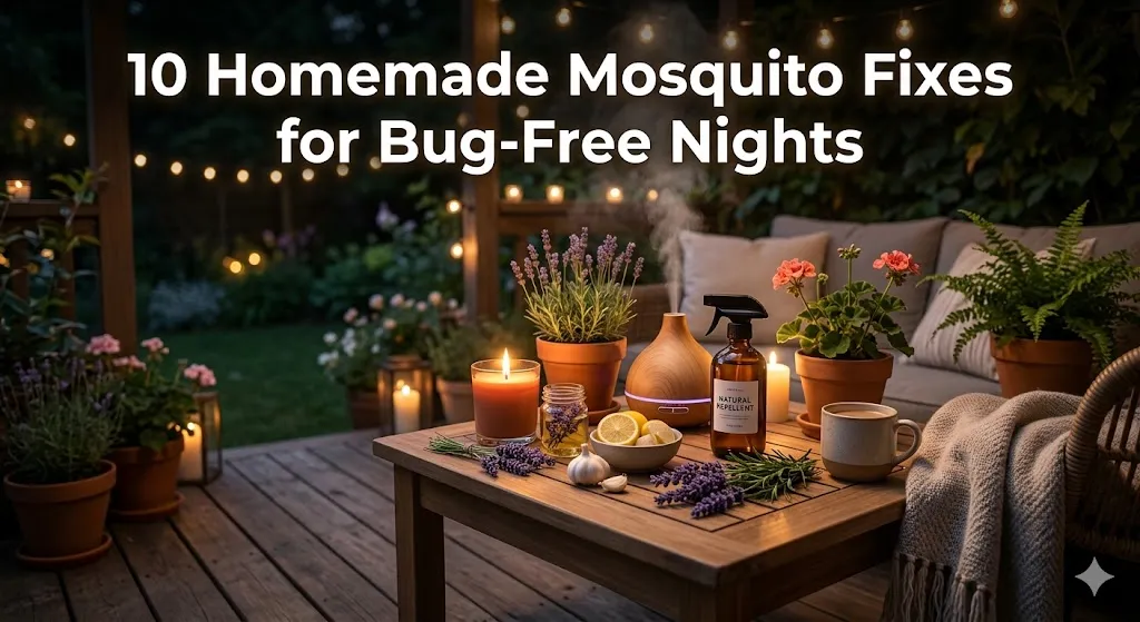 10 Homemade Mosquito Fixes for Bug-Free Nights