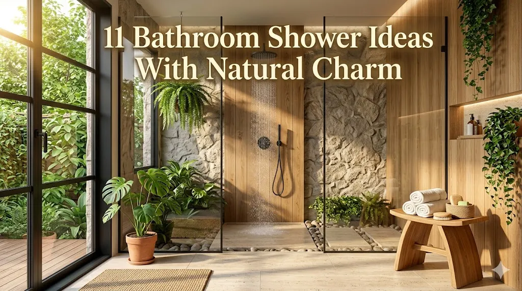11 Bathroom Shower Ideas With Natural Charm