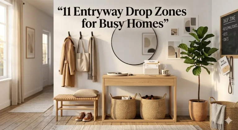 11 Entryway Drop Zones for Busy Homes