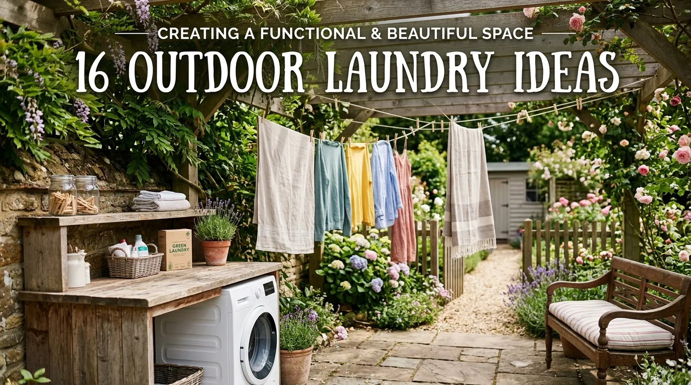 16 Outdoor Laundry Ideas