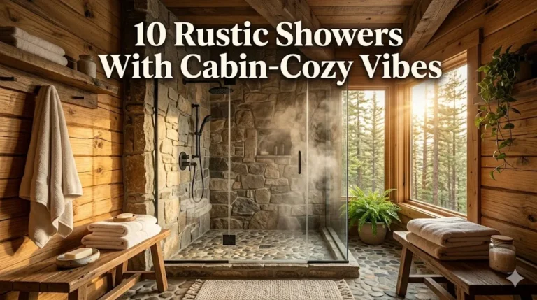 10 Rustic Showers With Cabin-Cozy Vibes