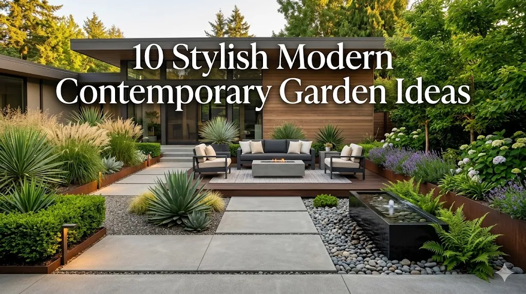 10 Stylish Modern Contemporary Garden Ideas