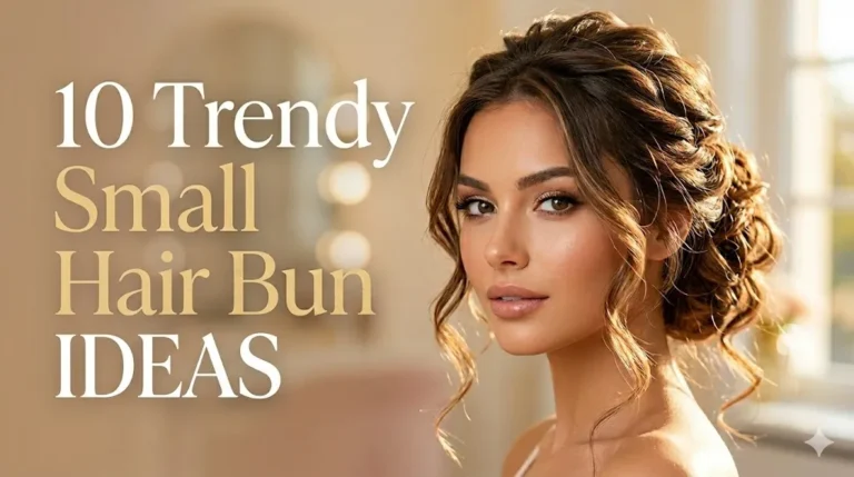 10 Trendy Small Hair Bun Ideas