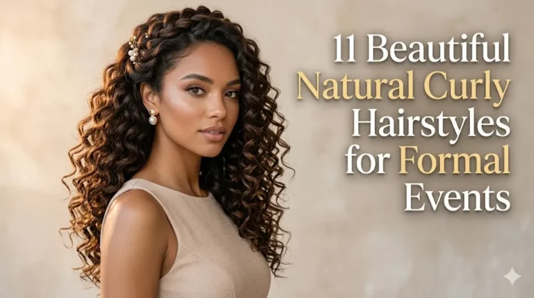 11 Beautiful Natural Curly Hairstyles For Formal Events Ideas