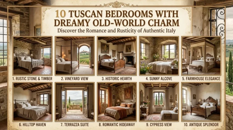 Tuscan Bedrooms With Dreamy Old-World Charm