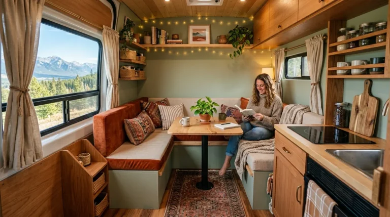 Small RV Living Rooms With Big Style