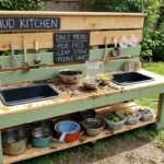 Mud Kitchen Setups Kids Won’t Leave