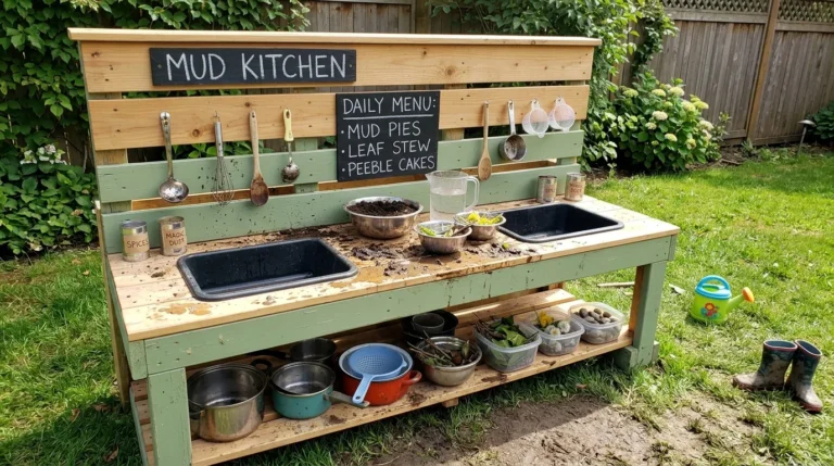 Mud Kitchen Setups Kids Won’t Leave