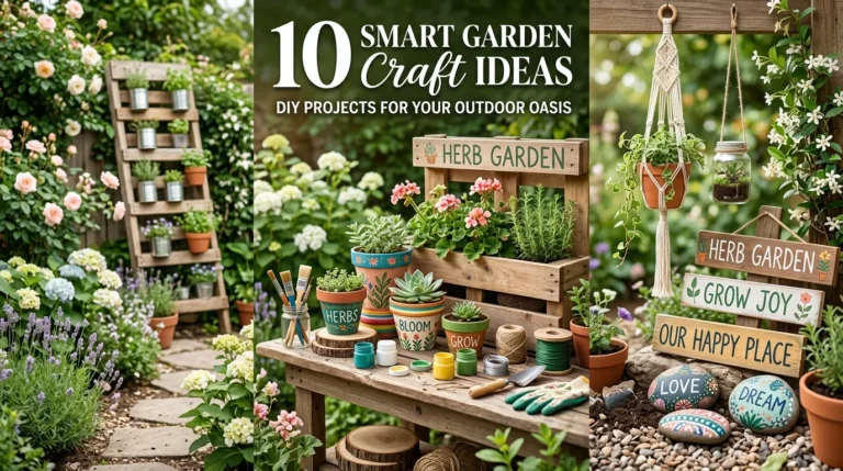 10 Smart Garden Craft Ideas