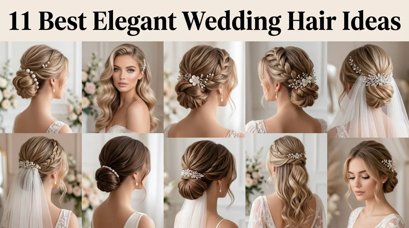 11 Best Elegant Wedding Hair Ideas