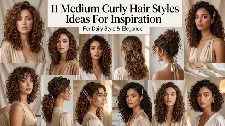 11 Medium Curly Hair Styles Ideas For Inspiration