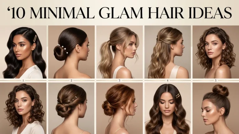 10 Minimal Glam Hair Ideas