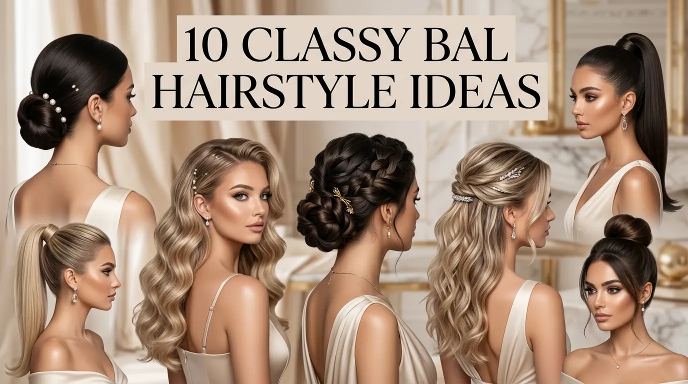 10 Classy Bal Hairstyle Ideas