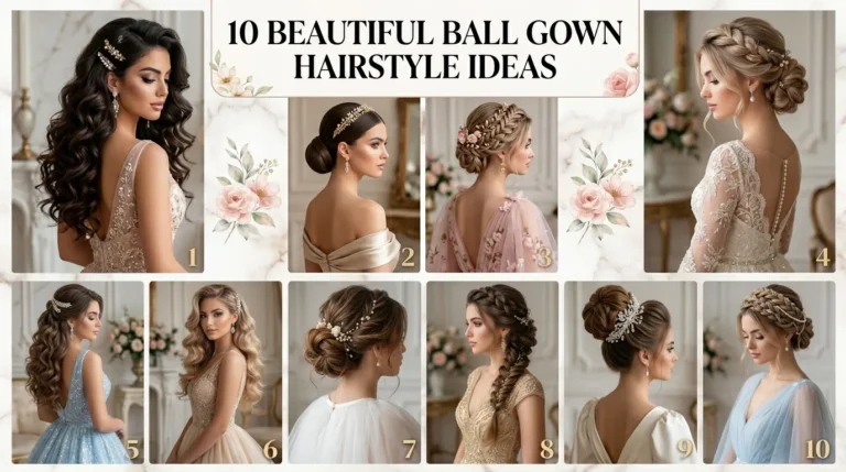 10 Beautiful Ball Gown Hairstyle Ideas
