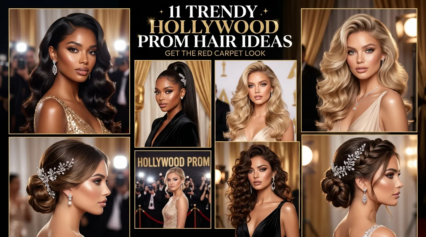 11 Trendy Hollywood Prom Hair Ideas
