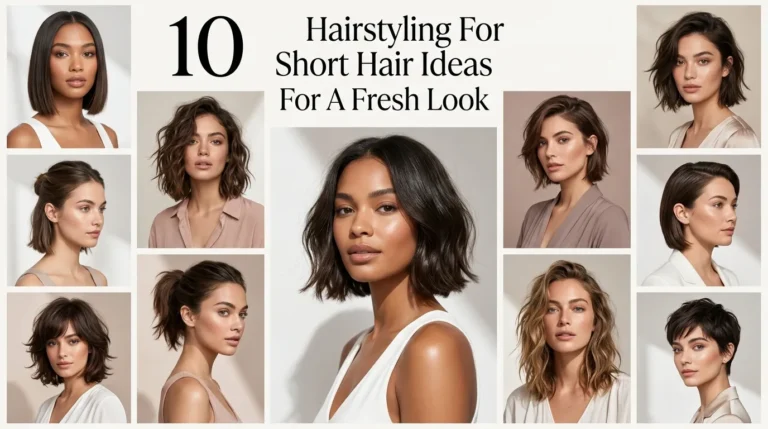 10 Hairstyling For Short Hair Ideas For A Fresh Look