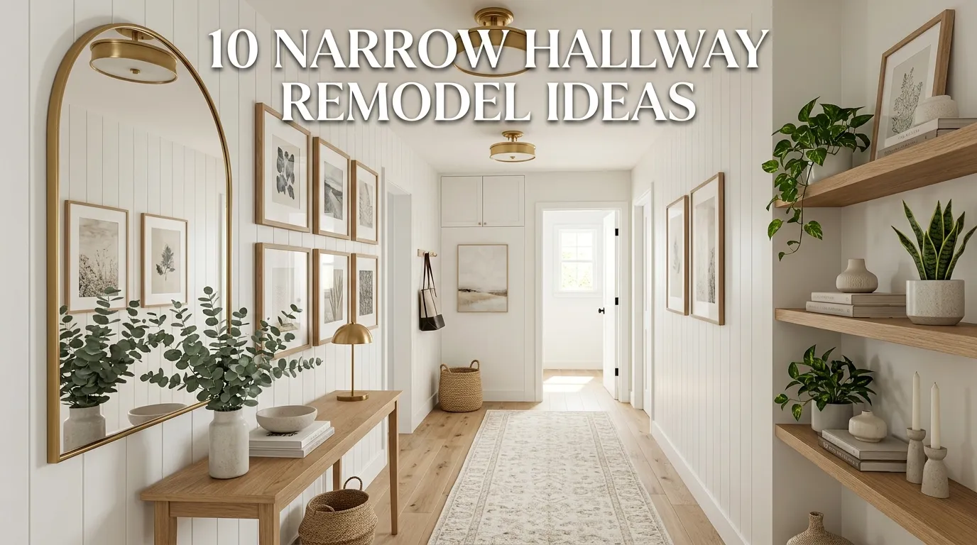10 narrow hallway remodel ideas