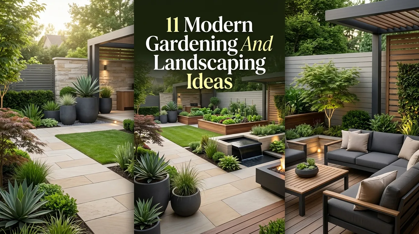 11 Modern Gardening And Landscaping Ideas