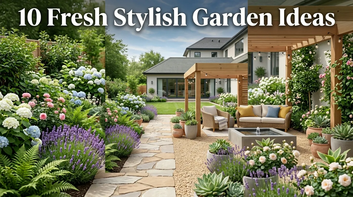 10 Fresh Stylish Garden Ideas