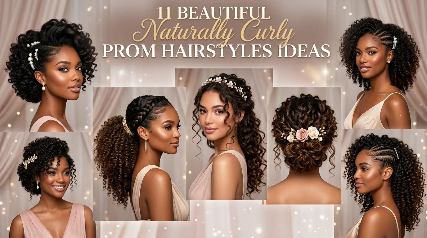11 Beautiful Naturally Curly Prom Hairstyles Ideas
