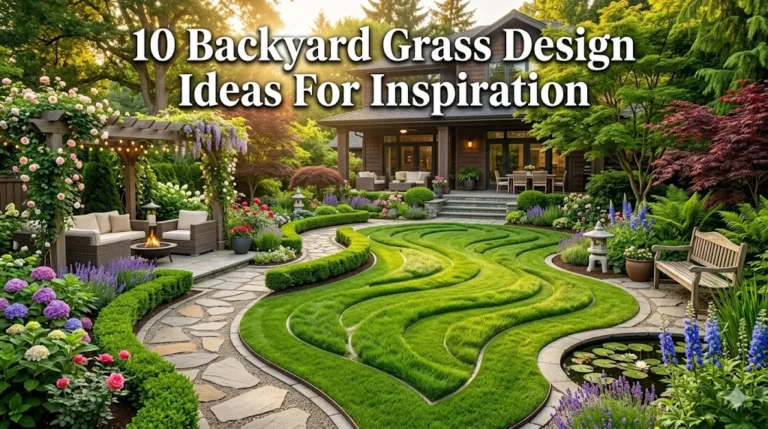 10 Backyard Grass Design Ideas For Inspiration
