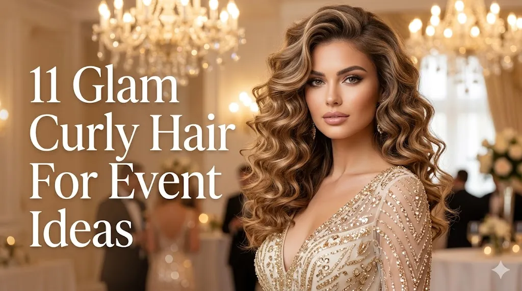 11 Glam Curly Hair For Event Ideas
