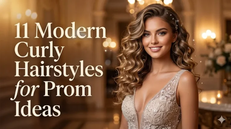 11 Modern Curly Hairstyle For Prom Ideas