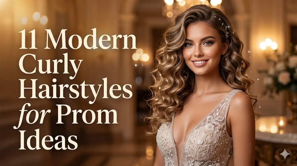 11 Modern Curly Hairstyle For Prom Ideas