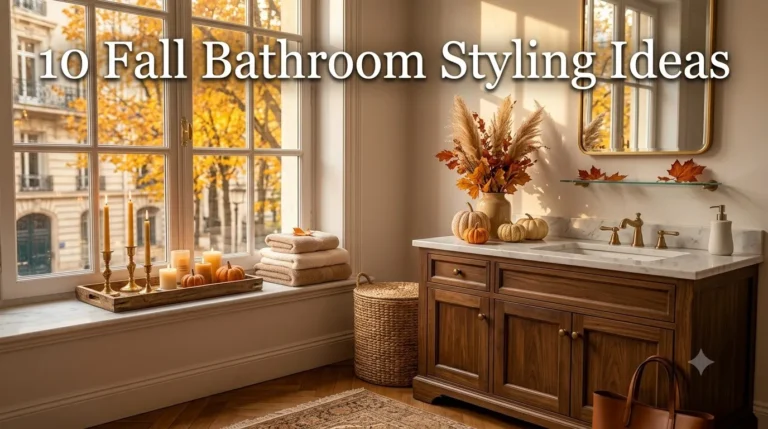 10 Fall Bathroom Styling Ideas