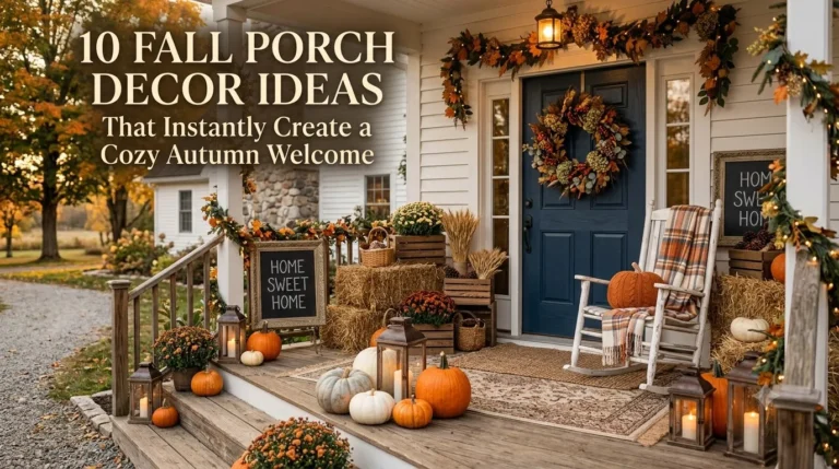 10 Fall Porch Decor Ideas