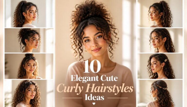 10 elegant Cute Curly Hairstyles Ideas