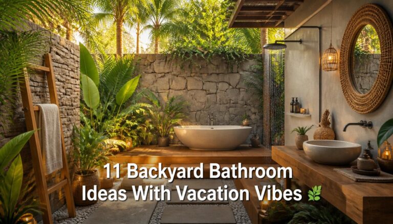 11 Backyard Bathroom Ideas With Vacation Vibes