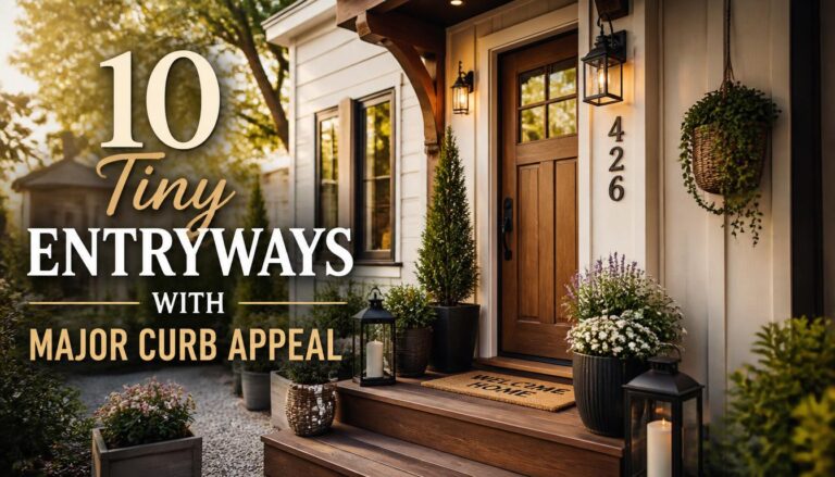 10 Tiny Entryways With Major Curb Appeal