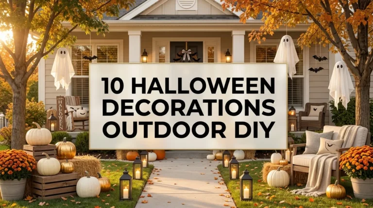 10 Halloween Decorations Outdoor DIY