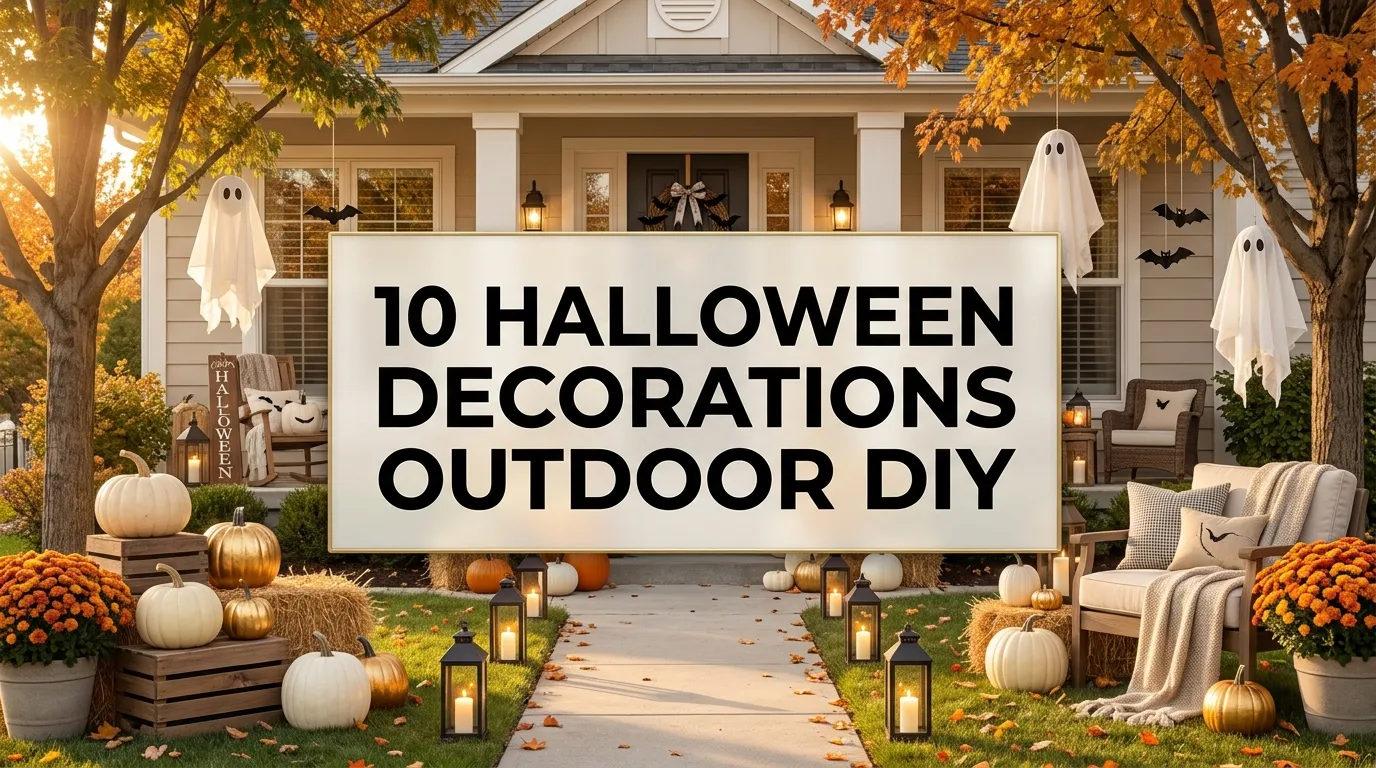 10 Halloween Decorations Outdoor DIY