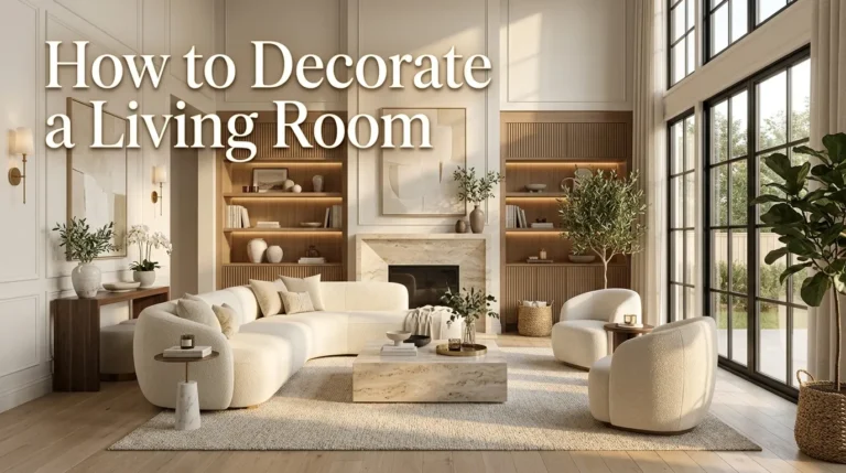 How to Decorate a Living Room