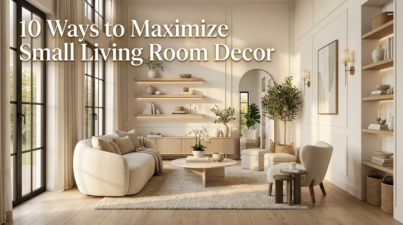 Maximize Small Living Room Decor