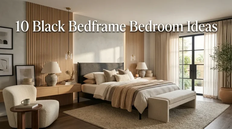 10 Black Bedframe Bedroom Ideas