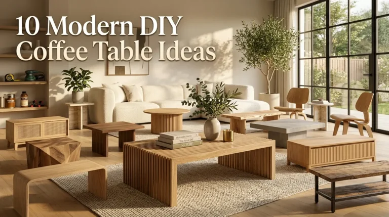 Modern DIY Coffee Table Ideas