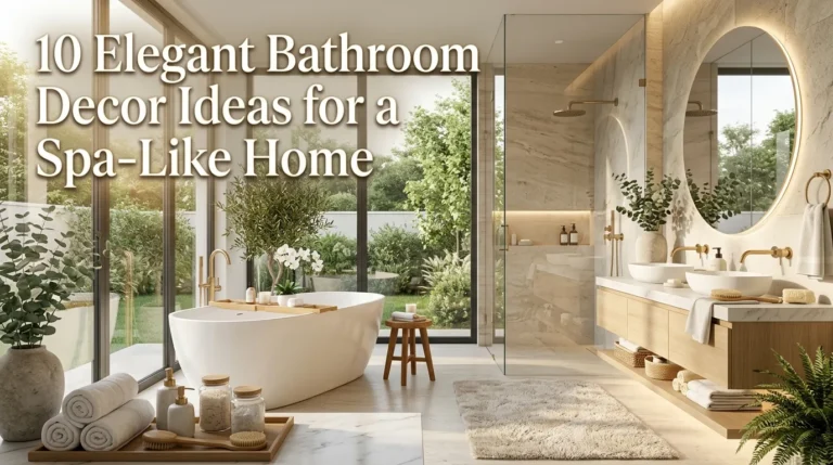10 Elegant Bathroom Decor Ideas for a Spa-Like Home