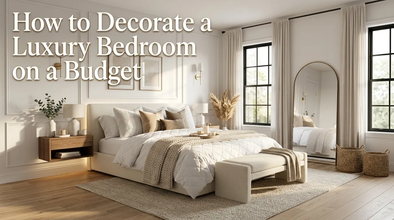 How to Decorate a Luxury Bedroom on a Budget