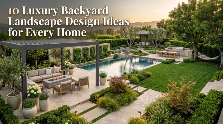 10 Luxury Backyard Landscape Design Ideas for Every Home