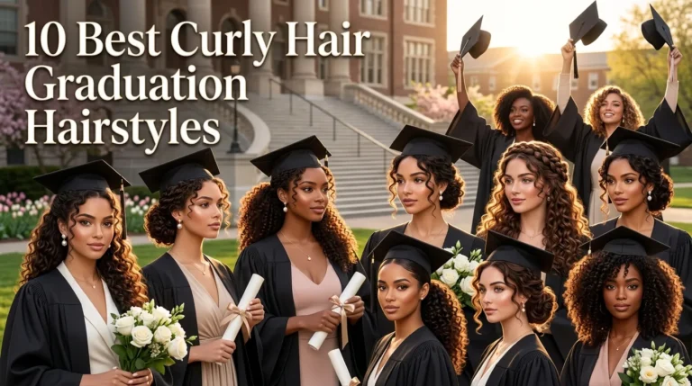 10 Best Curly Hair Graduation Hairstyles Ideas