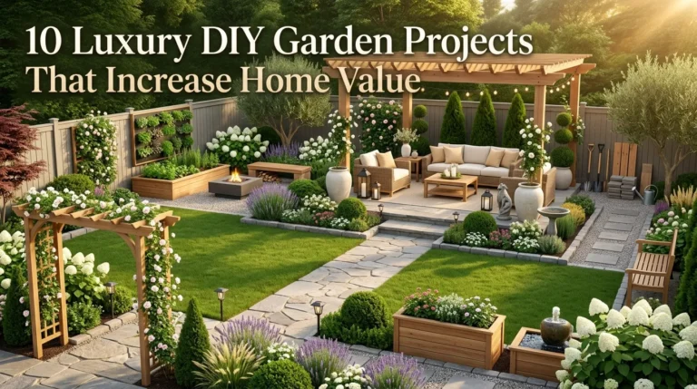 10 Luxury DIY Garden Projects That Increase Home Value