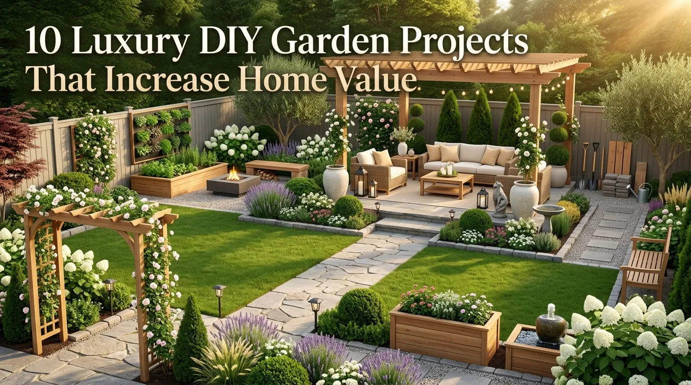 10 Luxury DIY Garden Projects That Increase Home Value