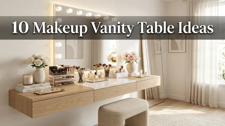 10 Makeup Vanity Table Ideas
