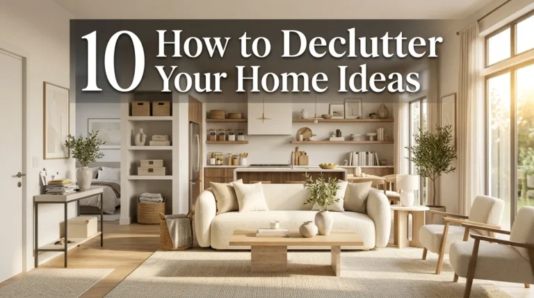 10 How to Declutter Your Home Ideas