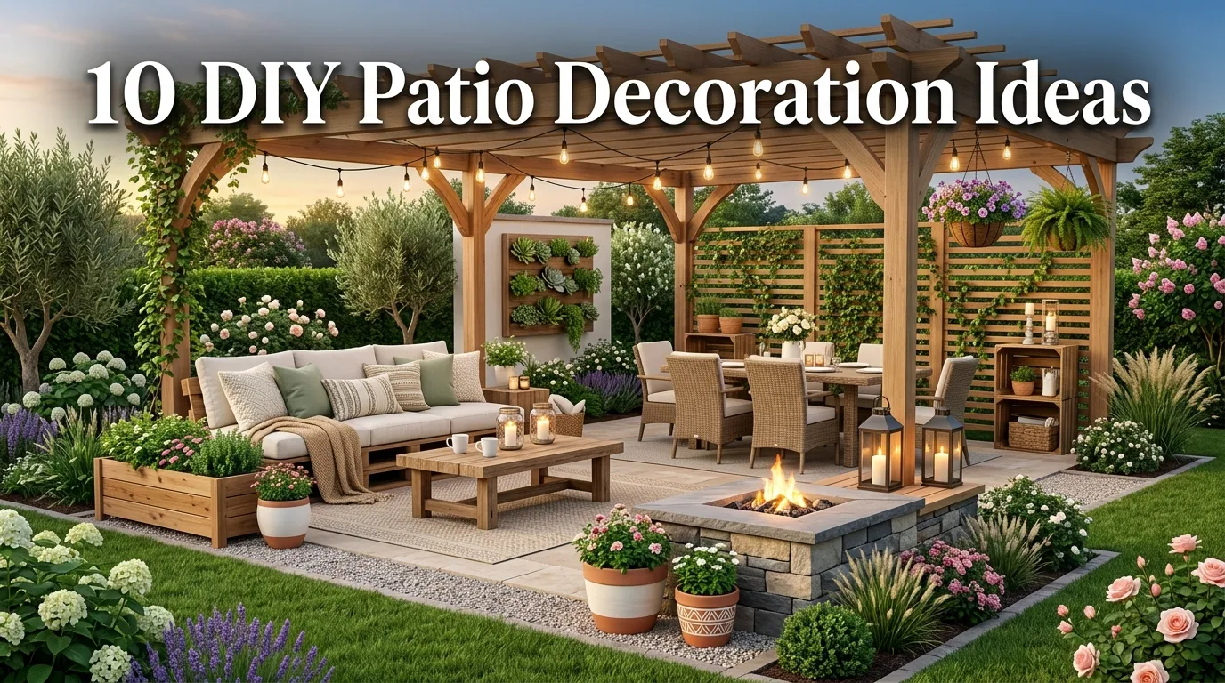 10 DIY Patio Decoration Ideas