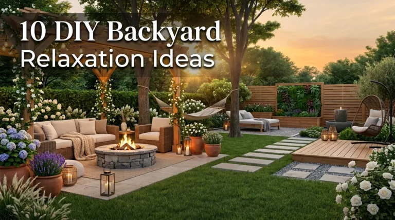 10 DIY Backyard Relaxation Ideas
